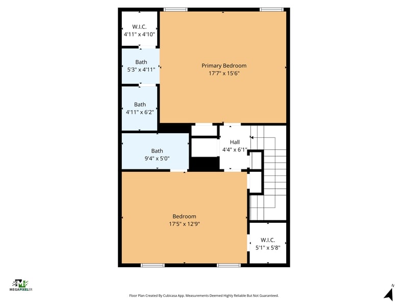 Floor plan 3 of 4431 Millstone Ct, Jacksonville, FL 32257