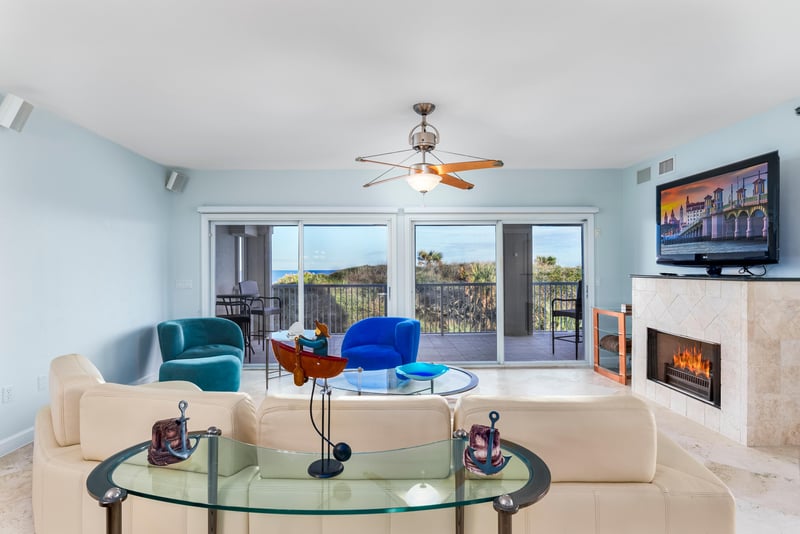 Family Room View SPP at 7790 A1A S #104, St. Augustine, FL 32080