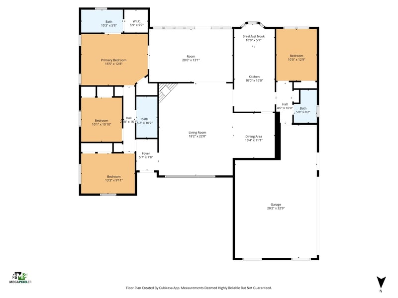 Floorplan at 2027 Sussex Dr S, Orange Park, FL 32073