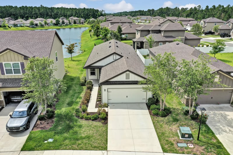 Front Aerial at 135 Deer Trail, St. Augustine, FL 32095