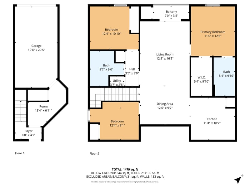 Floor plan 5 of 7067 Deer Lodge Cir unit 105, Jacksonville, FL 32256