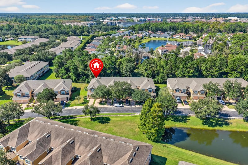 Aerial Front at 8495 Little Swift Cir, Jacksonville, FL 32256