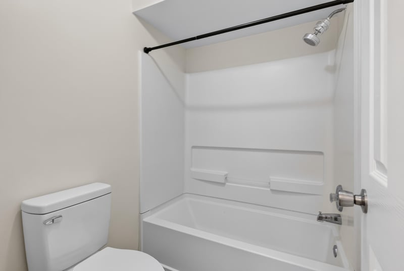 Bathroom with tub and shower combination at 4427 Millstone Ct, Jacksonville, FL