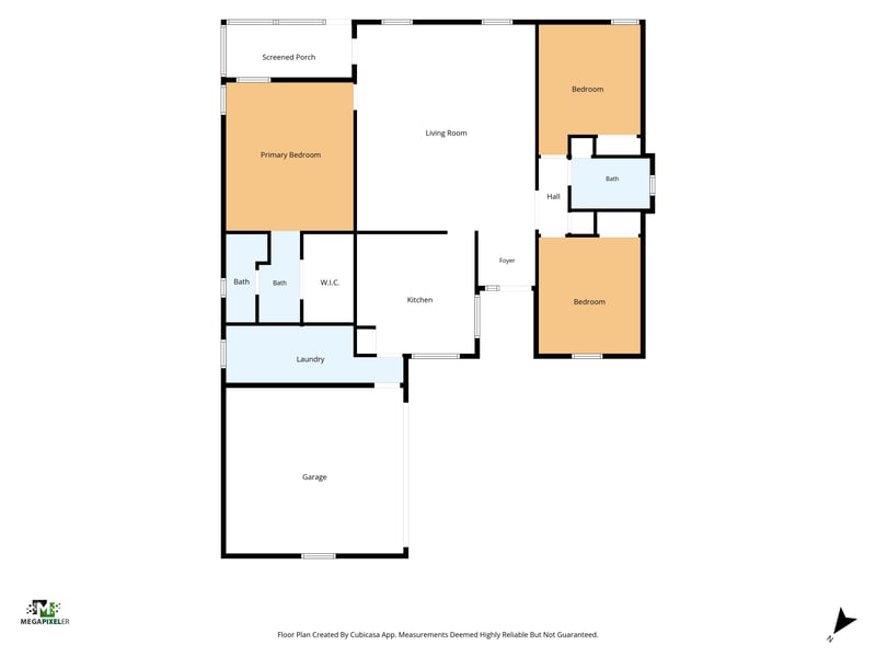 Floor plan 1 of 2460 San Sago Ln, Jacksonville, FL 32216