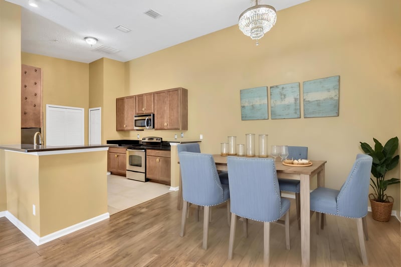 Dining Room Virtually Staged V2 at 2265 Golden Lake Loop, St. Augustine, FL 32084