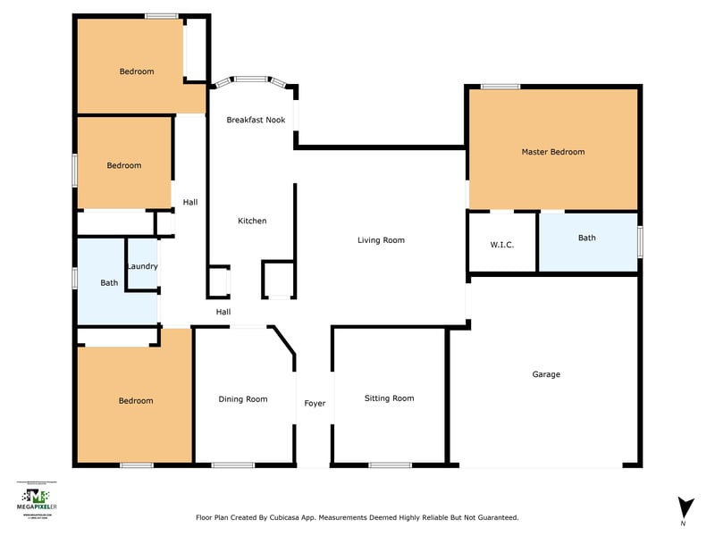 Floor plan 1 of 8628 Mayall Dr, Jacksonville, FL 32220