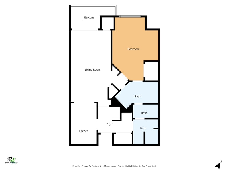 Floor plan 1 drawn by Megapixeler, Ravines Rd, Middleburg