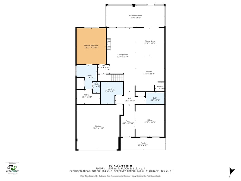 Floor plan 2 of 2764 Ivy Post Dr, Jacksonville, FL 32226