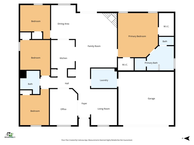 Floor plan 1 of 2982 Chief Ridaught Trail, Middleburg, FL 32068