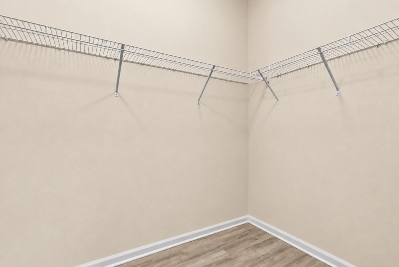 Closet with wire shelving at 7088 Mahogany Run Dr, Jacksonville, FL 32244