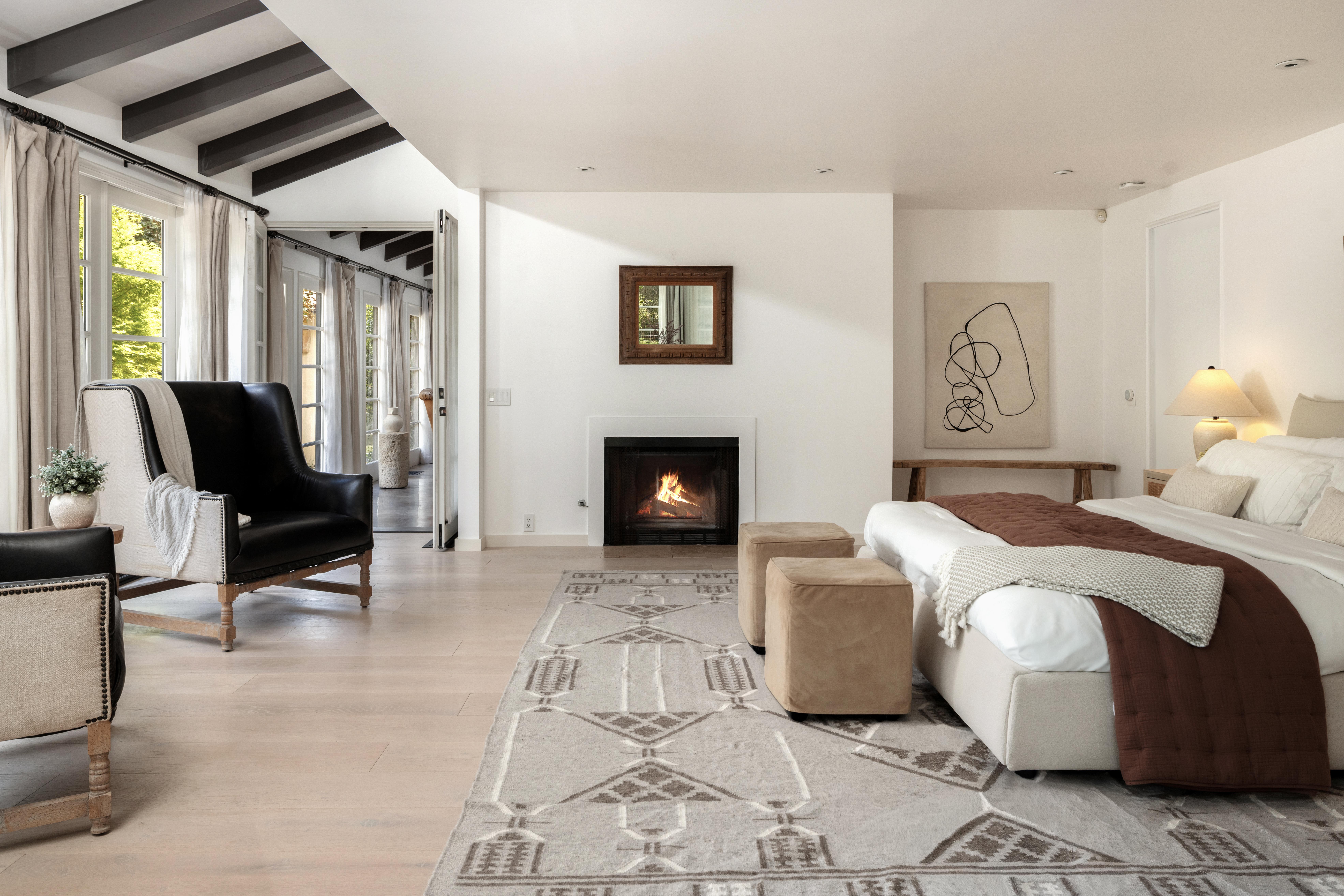 Primary suite and private retreat at 647 Old Topanga Canyon Rd, Topanga — real estate photography virtual tour coverage of a serene canyon residence set within the Santa Monica Mountains corridor of Southern California. Our team captured still photography, a cinematic property video, a lifestyle video, an agent narration, a true vertical social media reel, and an FPV video tour throughout the midday.