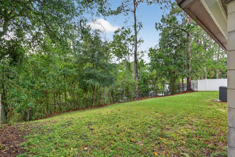 Backyard at 9937 Moss Side Ln, Jacksonville, FL 32257