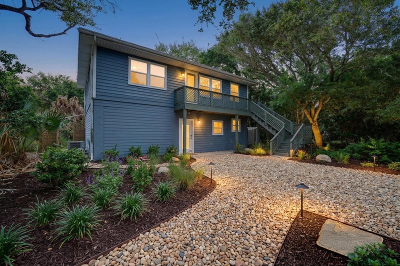 Landscape-Rendered Twilight at 6433 Madison St, St. Augustine, FL 32080