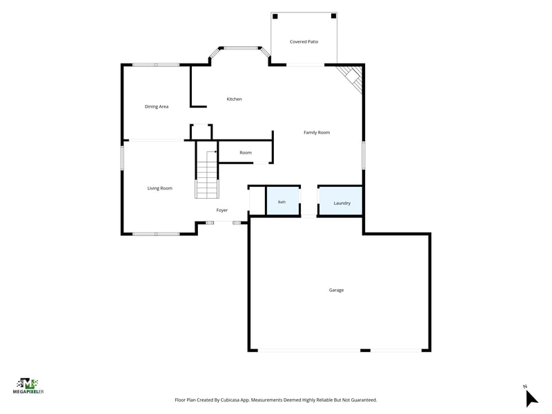 Floor plan 1 drawn by Megapixeler, Sparrow Branch Cir, Jacksonville