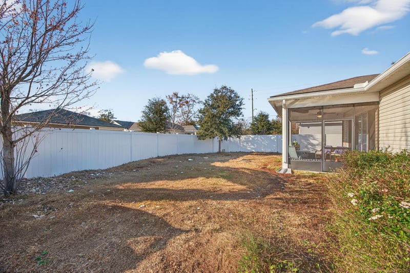 Backyard at 6308 Thatcher, Jacksonville, FL 32222