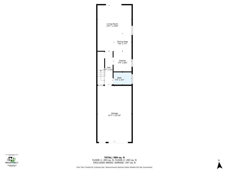 Floor plan 1 of 826 A1A Beach Blvd unit 46, St. Augustine, FL 32080