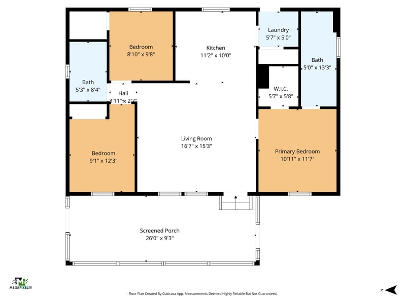 Floorplan at 8010 Ocala Ave, Jacksonville, FL 32220