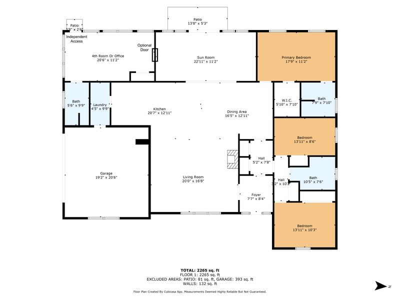Floorplan V1 at 56 Florida Park Dr N, Palm Coast, FL 32137