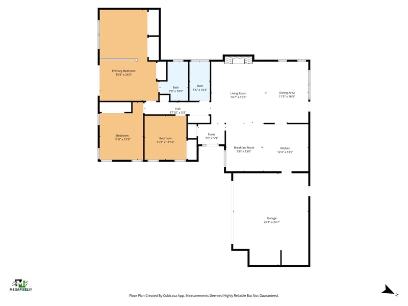Floorplan at 5362 Galewind Ln, Jacksonville, FL 32211