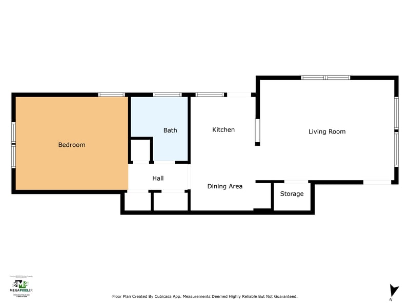 Floor plan 1 of 1731 Flagler Ave #2, Jacksonville, FL 32207