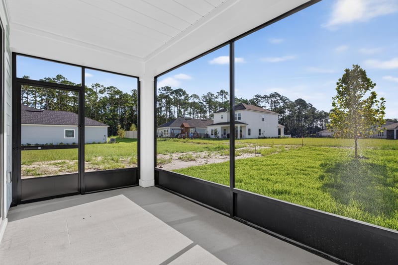 Two-car garage interior at 269 Bluegrass Wy, St. Augustine, FL 32092