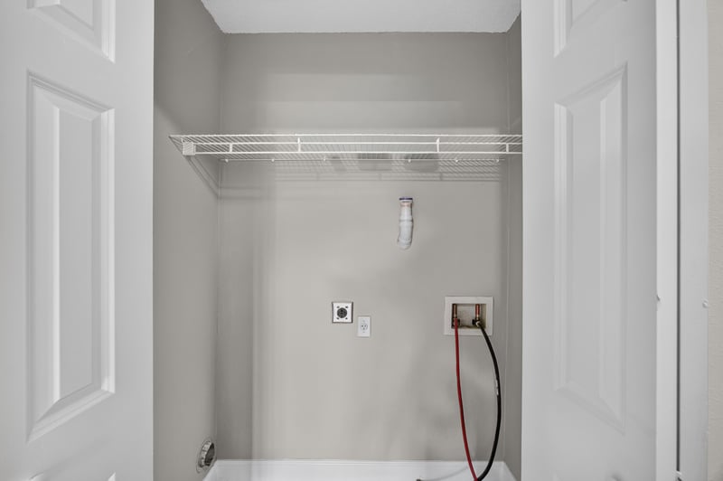 Laundry closet with washer and dryer hookups at 1800 Park Ave apt 358, Orange Park, FL