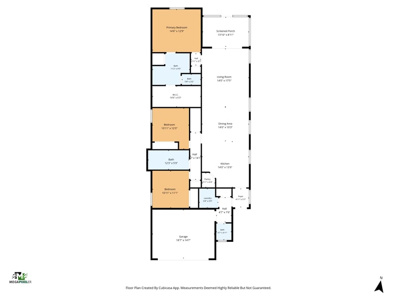 Floorplan at 3920 Bloomfield Ct, Middleburg, FL 32068