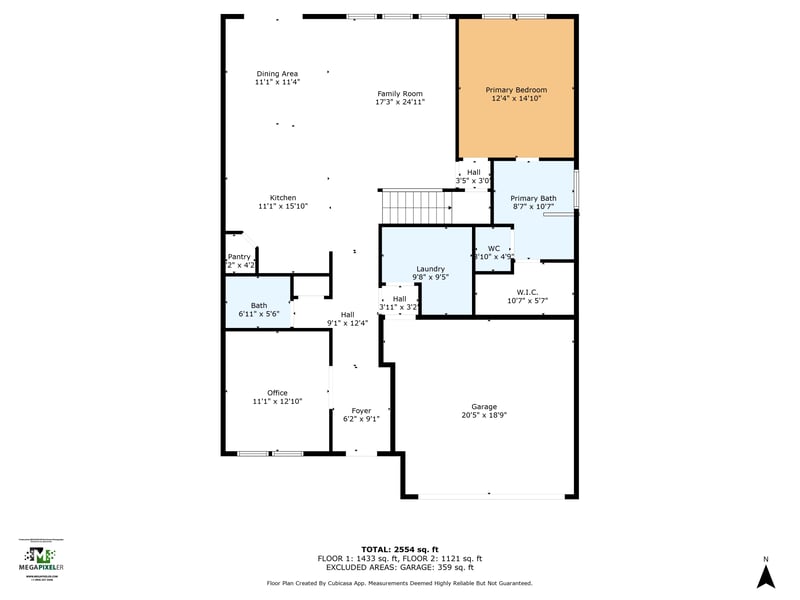Floor plan 2 of 287 Myrtle Oak Ct, St. Augustine, FL 32092