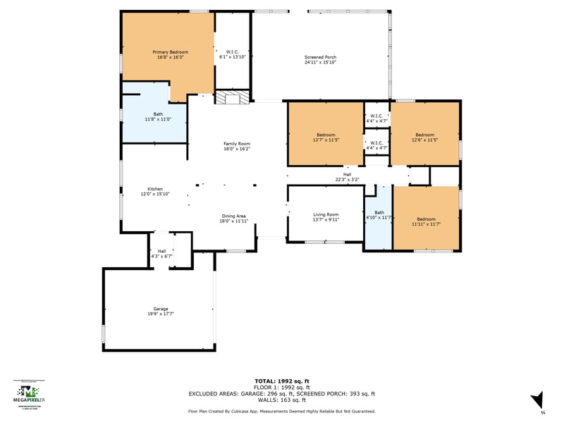 floor plan at 2980 Oak Rd, Orange Park, FL 32065