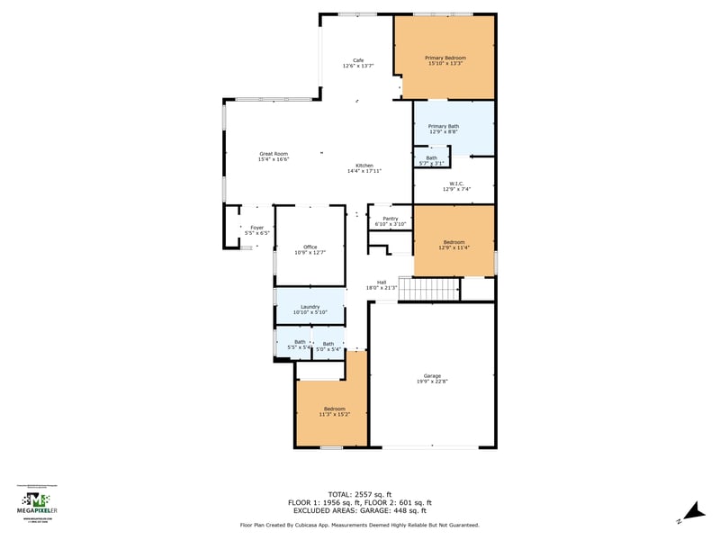 Floor plan 3 of 80 Walnut Gln Ct, Jacksonville, FL 32259