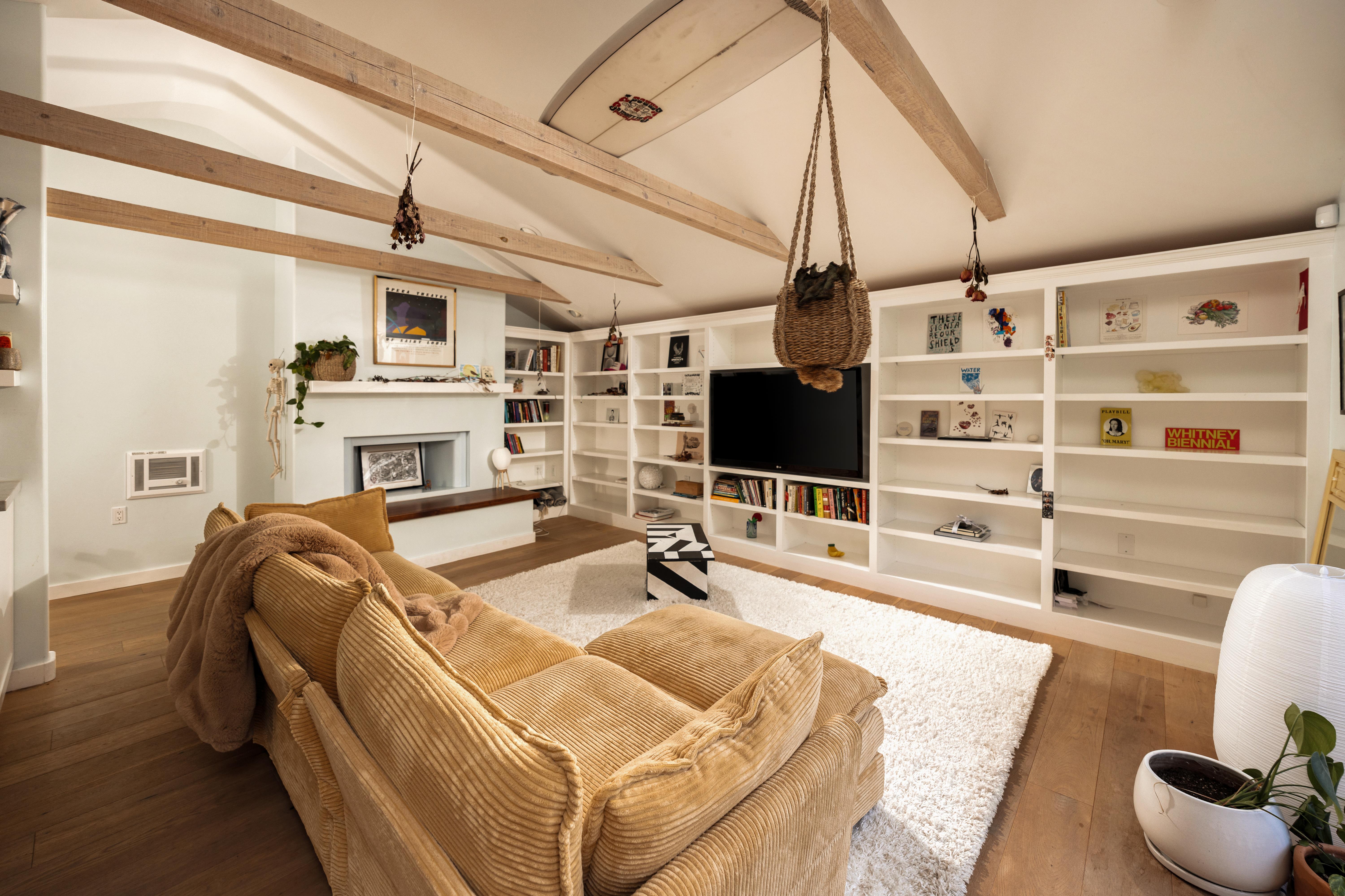 Professional real estate photography of the primary suite and private outdoor spaces at 2915 Hidden Valley Ln, Santa Barbara — golden hour illuminates the interplay of indoor and outdoor living along the Santa Barbara Riviera. Our team captured still photography, aerial drone photography, and twilight photography from late afternoon through twilight.