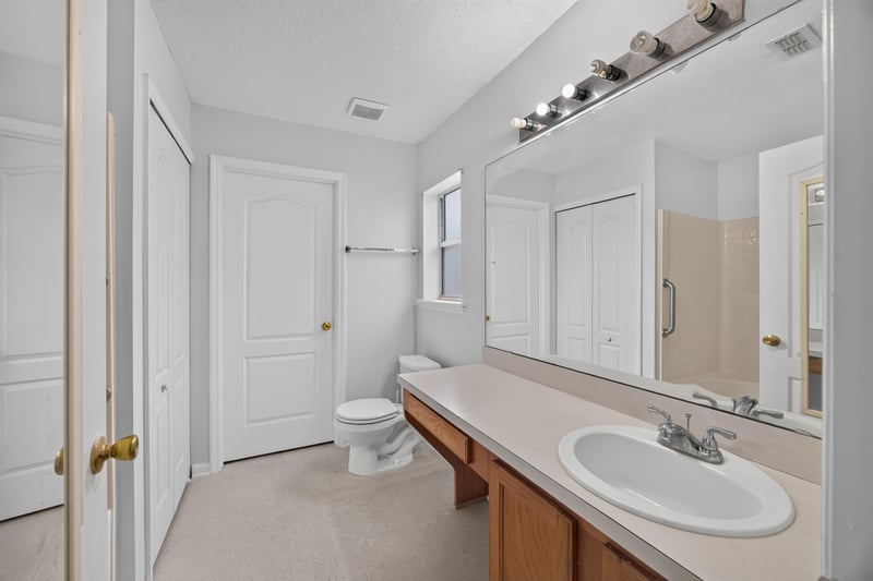 Bathroom with vanity and mirror at 9691 Nelson Forks Dr, Jacksonville, FL 32222