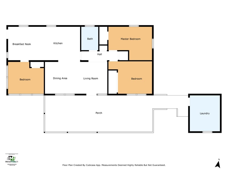 Floor plan 1 of 6099 Milligan Rd, Keystone Heights, FL 32656