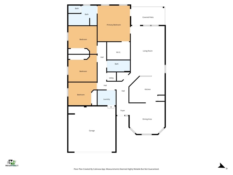 Floor plan 1 of 9852 Olivia St, Jacksonville, FL 32219