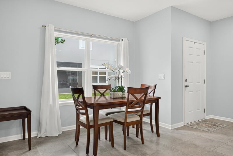 Dining area with table, chairs and window at 2378 Caney Oaks Dr, Jacksonville, FL