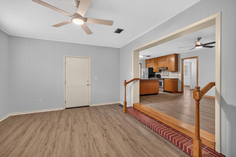 Family room open to kitchen area at 1834 Memory Ln, Jacksonville, FL