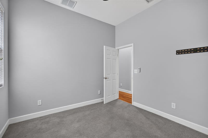 Bedroom with closet and carpet flooring at 6217 Eclipse Cir, Jacksonville, FL 32258