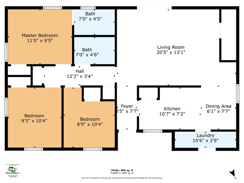 Floorplan at 5736 Kinlock Ct, Jacksonville, FL 32219