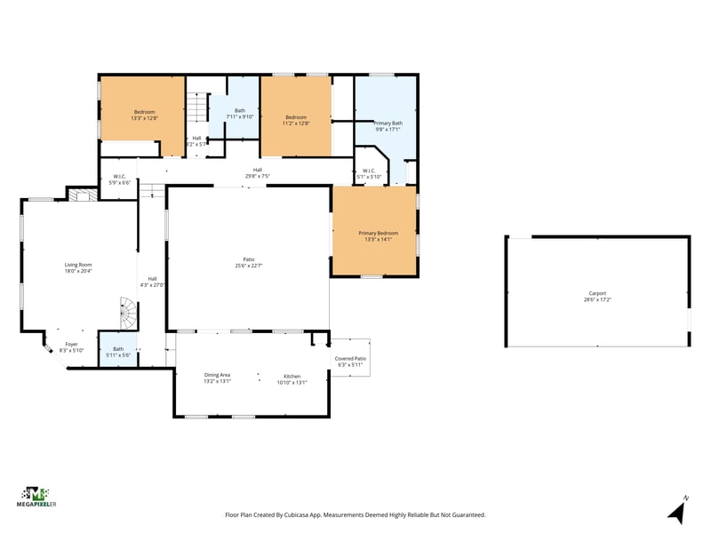 Floor plan 3 of 2411 Halperns Way, Middleburg, FL 32068