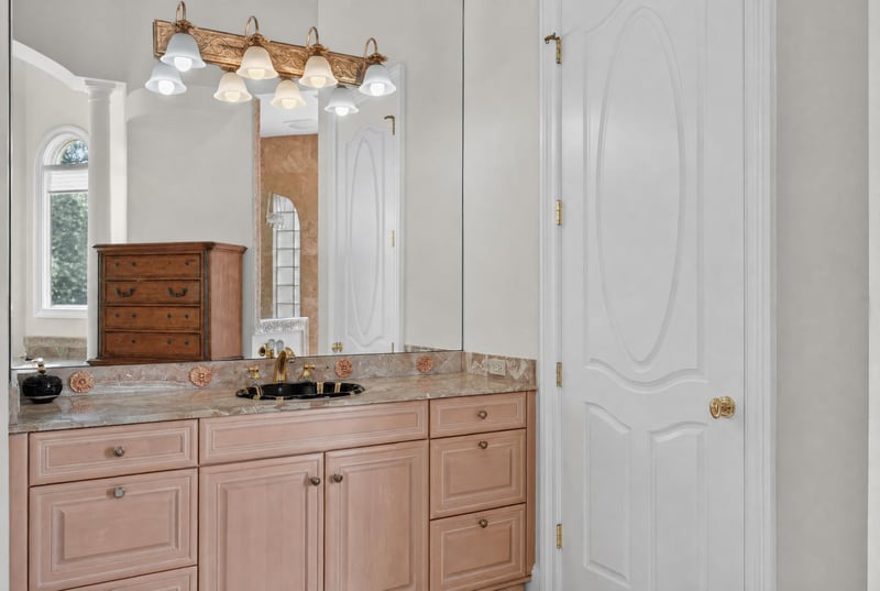 Primary bath second vanity and chest of drawers at 344 Broward Rd, Jacksonville, FL