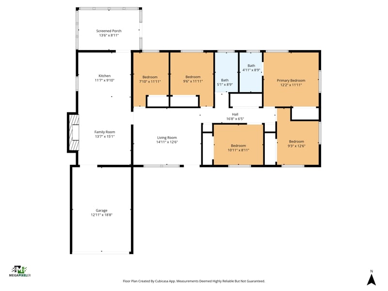 Floor plan 3 of 8015 Jaguar Dr, Jacksonville, FL 32244