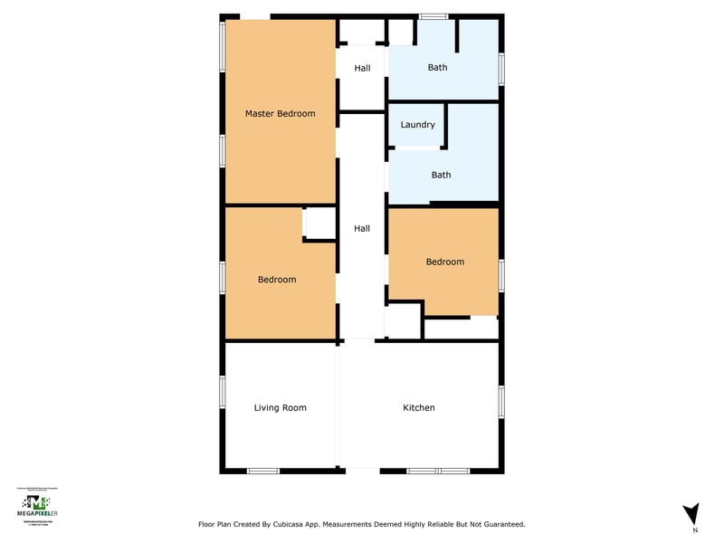 Floor plan 1 of 1352 W 16th St, Jacksonville, FL 32209