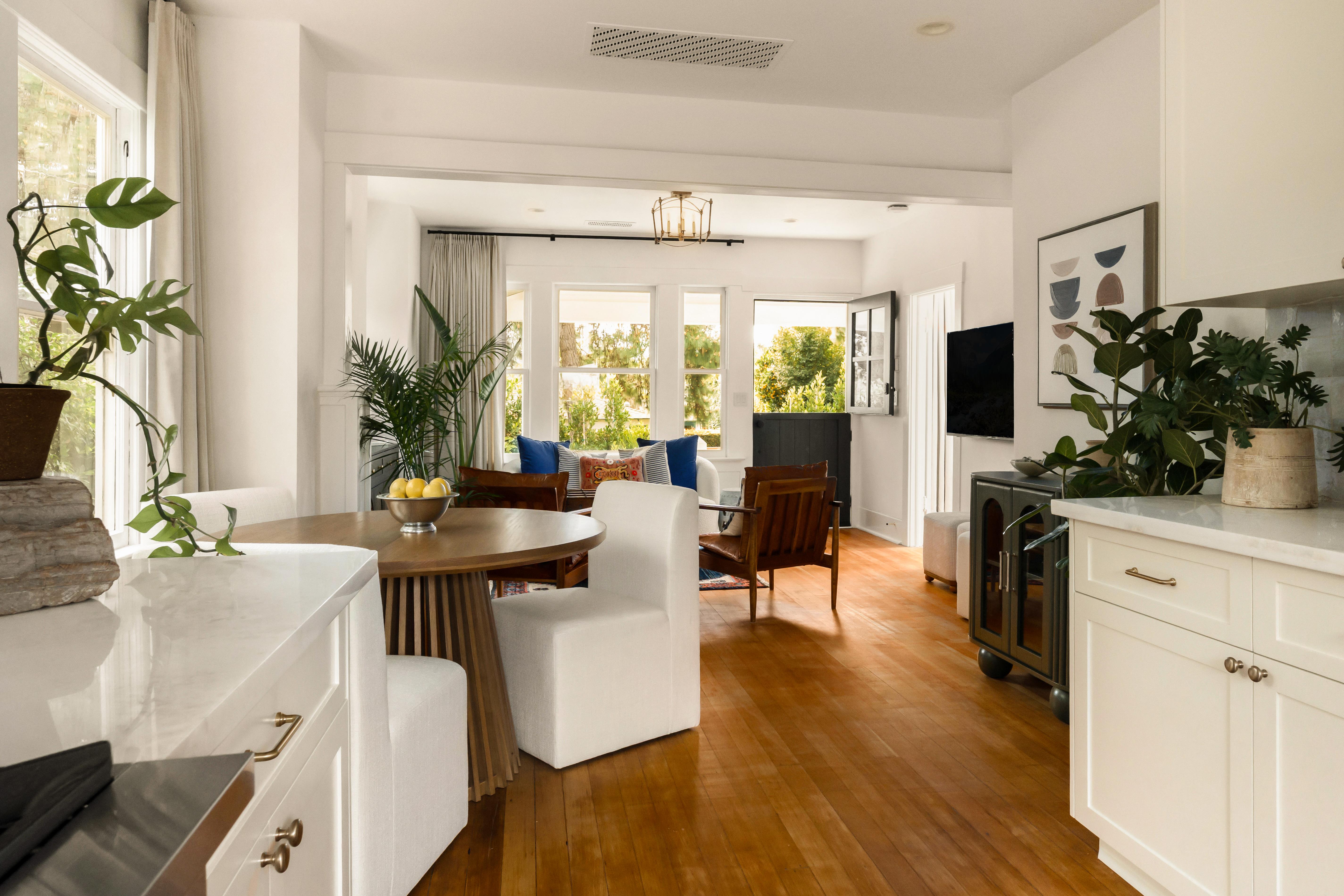 Professional real estate photography of outdoor living areas at 1508 De La Vina St, Santa Barbara CA — Southern California lifestyle imagery
