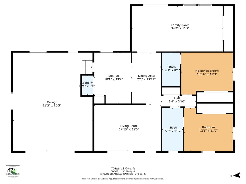 Floor plan 1 of 1019 Haynes Ct, Green Cove Springs, FL 32043