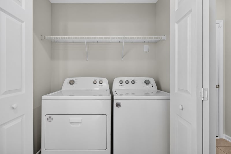 Storage closet with shelving at 4024 Bay Hawk Ct, Jacksonville, FL