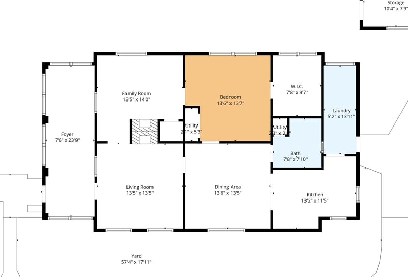 Floorplan RB at 918 Glencarin Street, Jacksonville, FL 32208