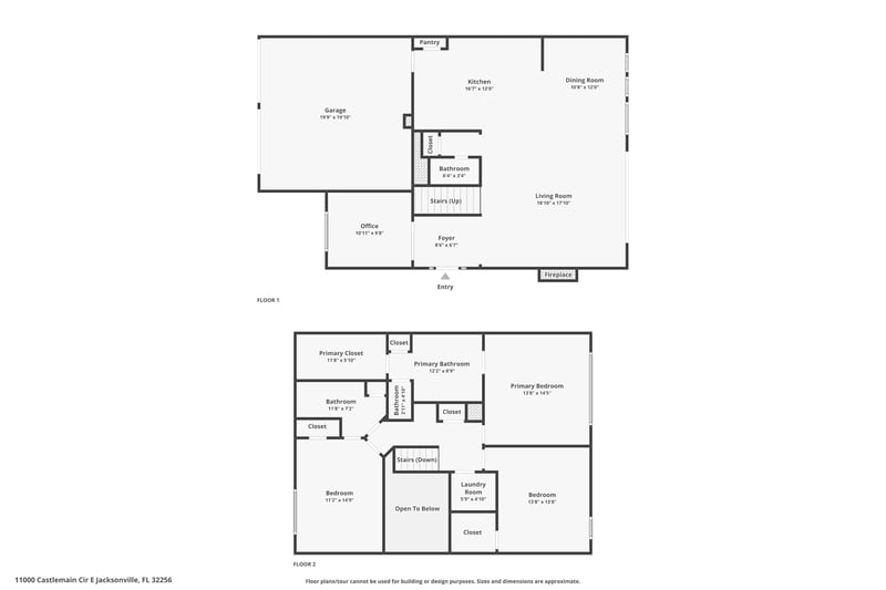 Floor plan 1 of 11000 Castlemain Cir E, Jacksonville, FL 32256