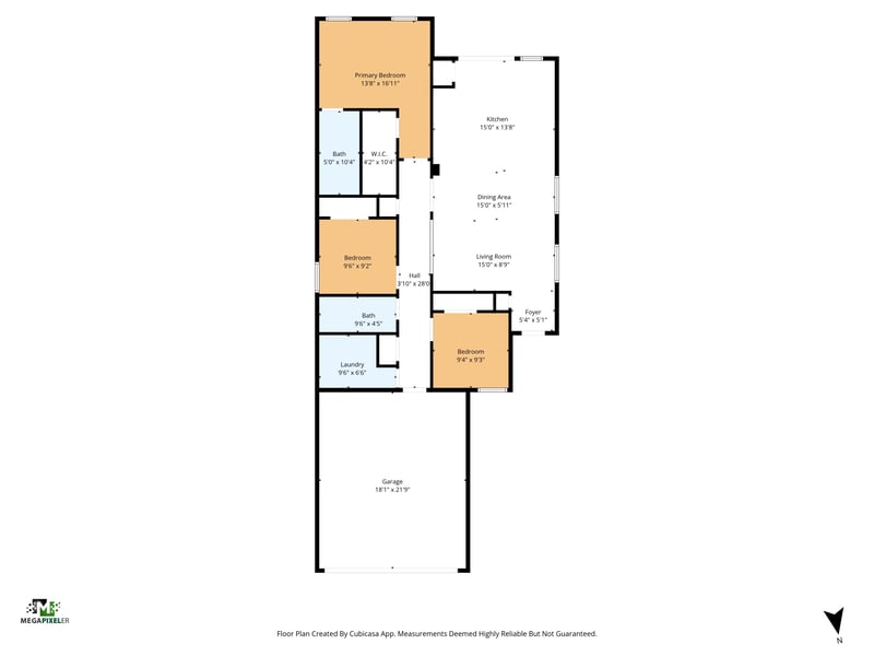 Floorplan at 91 Tea Olive Dr, Palm Coast, FL 32137