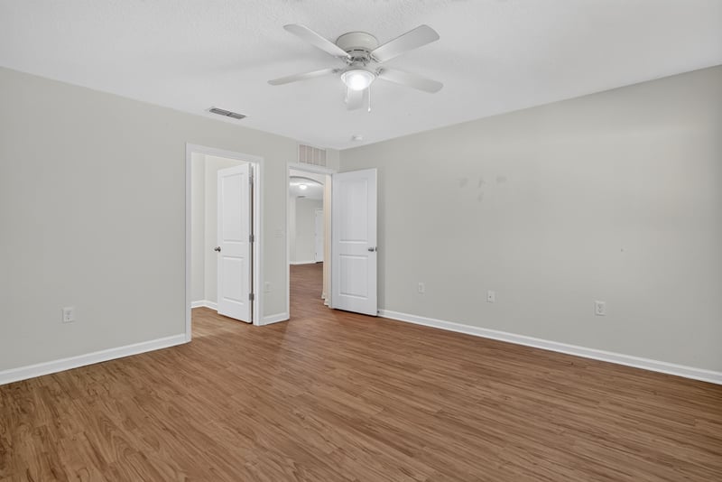 Hallway with doors to bedrooms at 95221 Siena Ct, Fernandina Beach, FL 32034