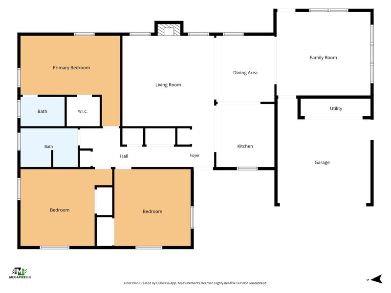 Floor plan 1 drawn by Megapixeler, Karen St, Jacksonville